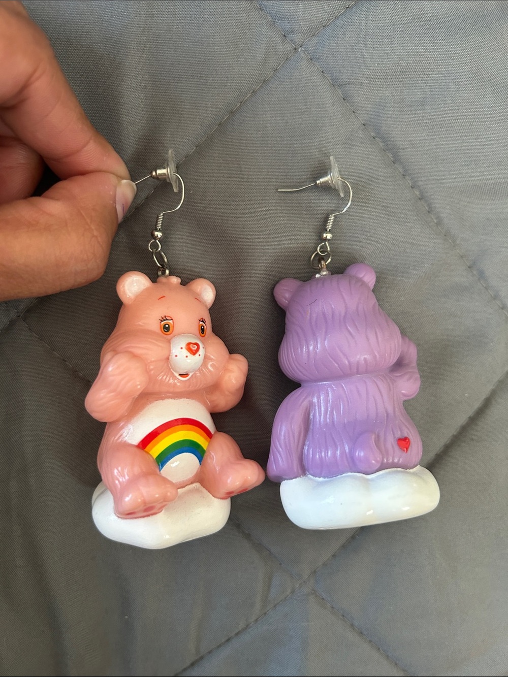 Care Bear earrings - Picture 2 of 3